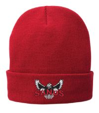 CP90L Fleece Lined Knit Cap - Embroidered Sands w/Eagle logo